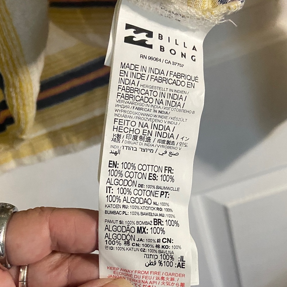 Billabong Multicolor Striped Pullover - image 5